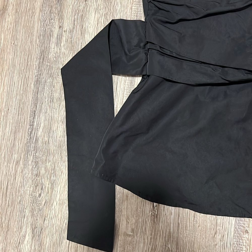 BCBGMAXAZRIA Puffy Sleeves Ruched Top​​​​ - Picture 7 of 13